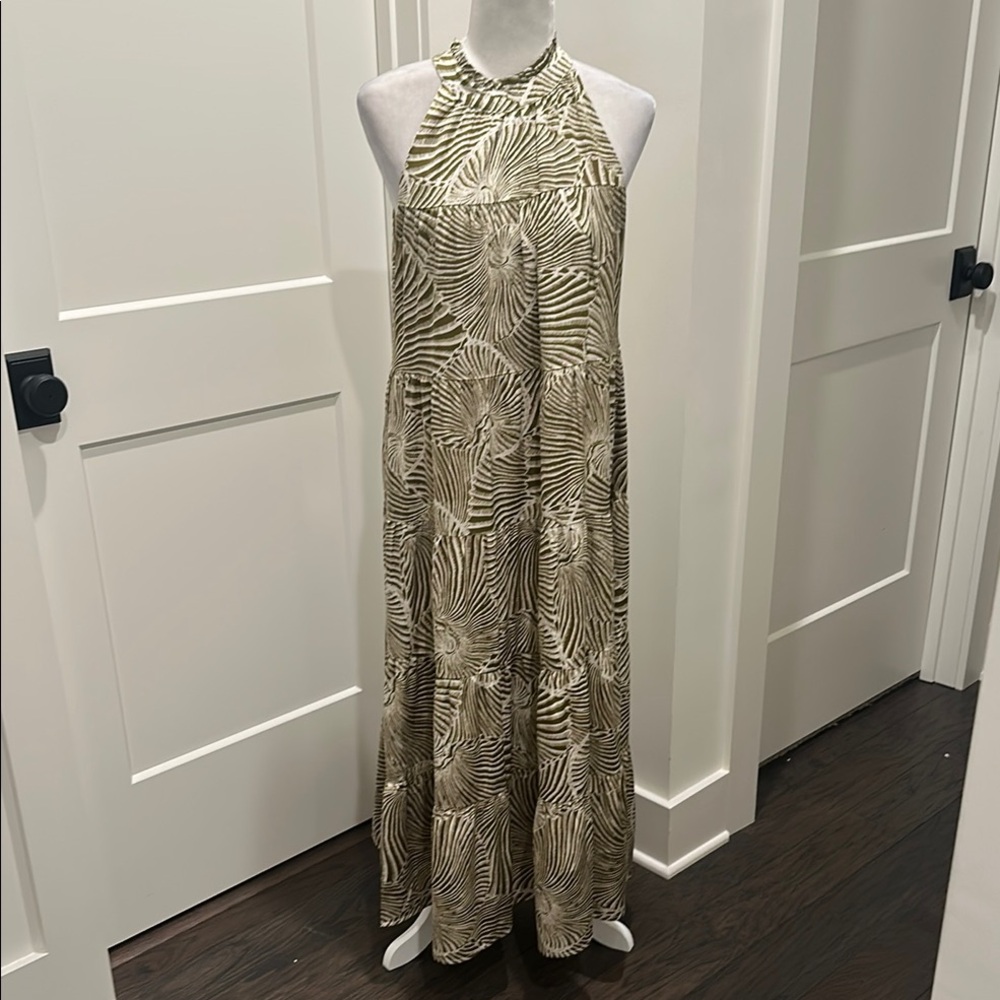 NWT THML Halter Neck Midi Dress Sz M